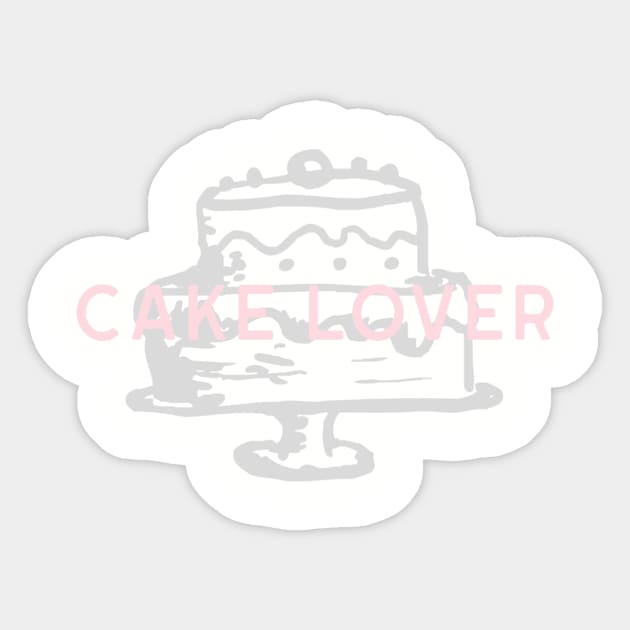 Cake Lover Sticker by Craft and Crumbles